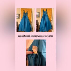 Elegant Blue Kids Formal Dress